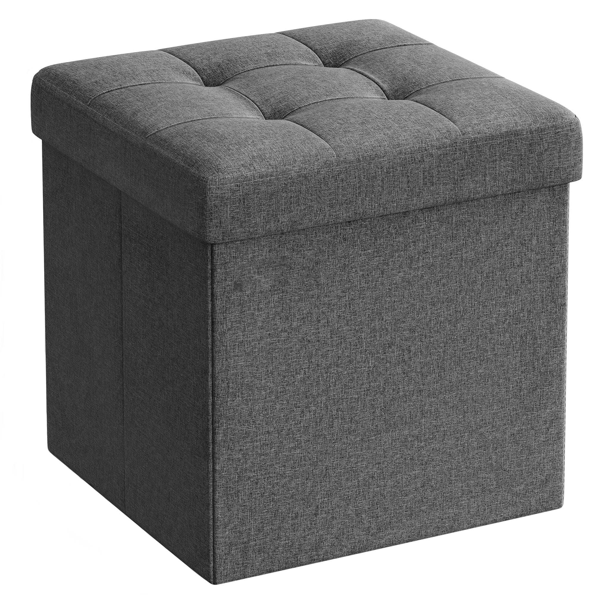 Valora PUFA - LSF028G01 Pouf organizer in MDF grigio scuro