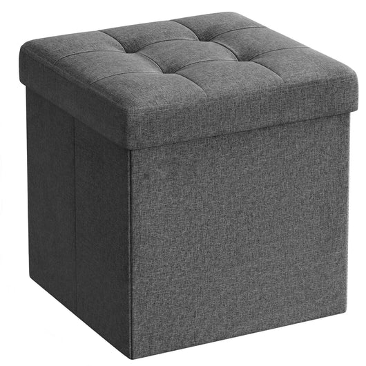 Valora PUFA - LSF028G01 Pouf organizer in MDF grigio scuro