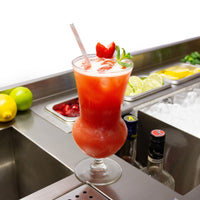 Cocktail Station Barman Postazione Bancone Barman Pozzo Ghiaccio Lava Bicchieri