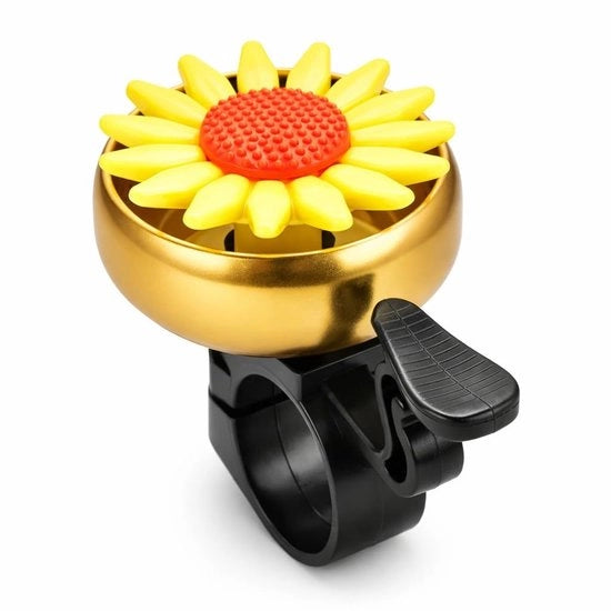 Accessorio per bicicletta - Decorazione per fiori - Riduzione rumore - Accessorio per bicicletta - Regalo originale - Adatto per appassionati di bicicletta - Campanello per bicicletta