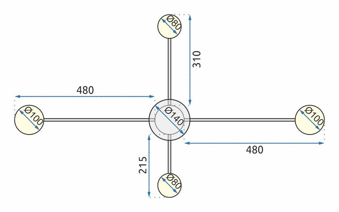 Lampada Led APP519-4C