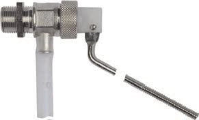 Galleggiante silenzioso in ottone stampato, cappuccio nylon, filetto corto 3/8"  F.A.R.G.