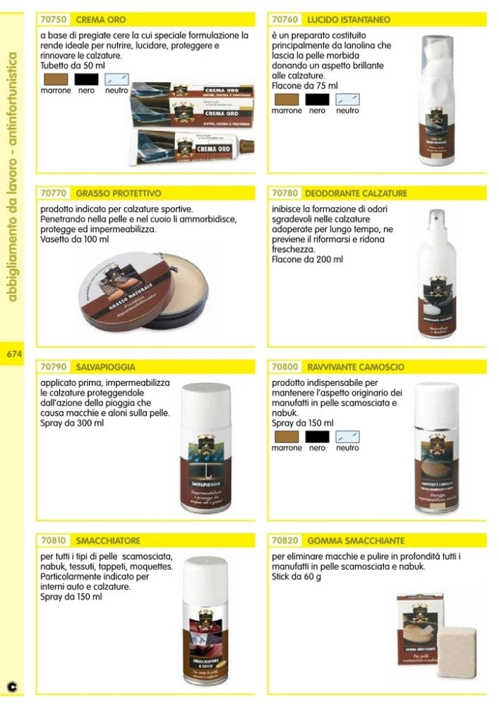 1pz crema oro calzature tubetto ml.50 marrone scuro cod:ferx.6657