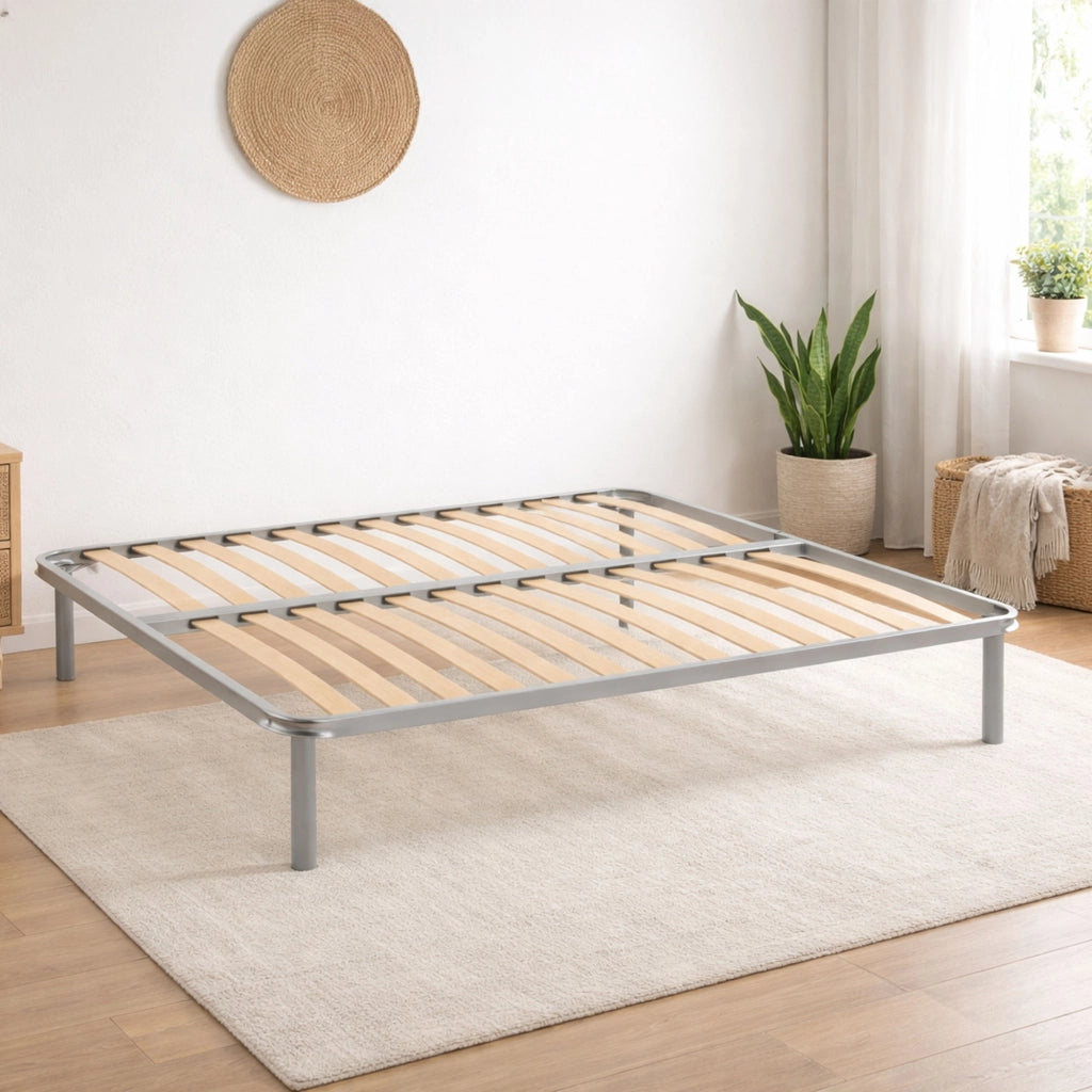 Rete letto matrimoniale Alessa, Rete ortopedica in multistrato di betulla a 13 doghe, 100% Made in Italy, cm 140x200h 34