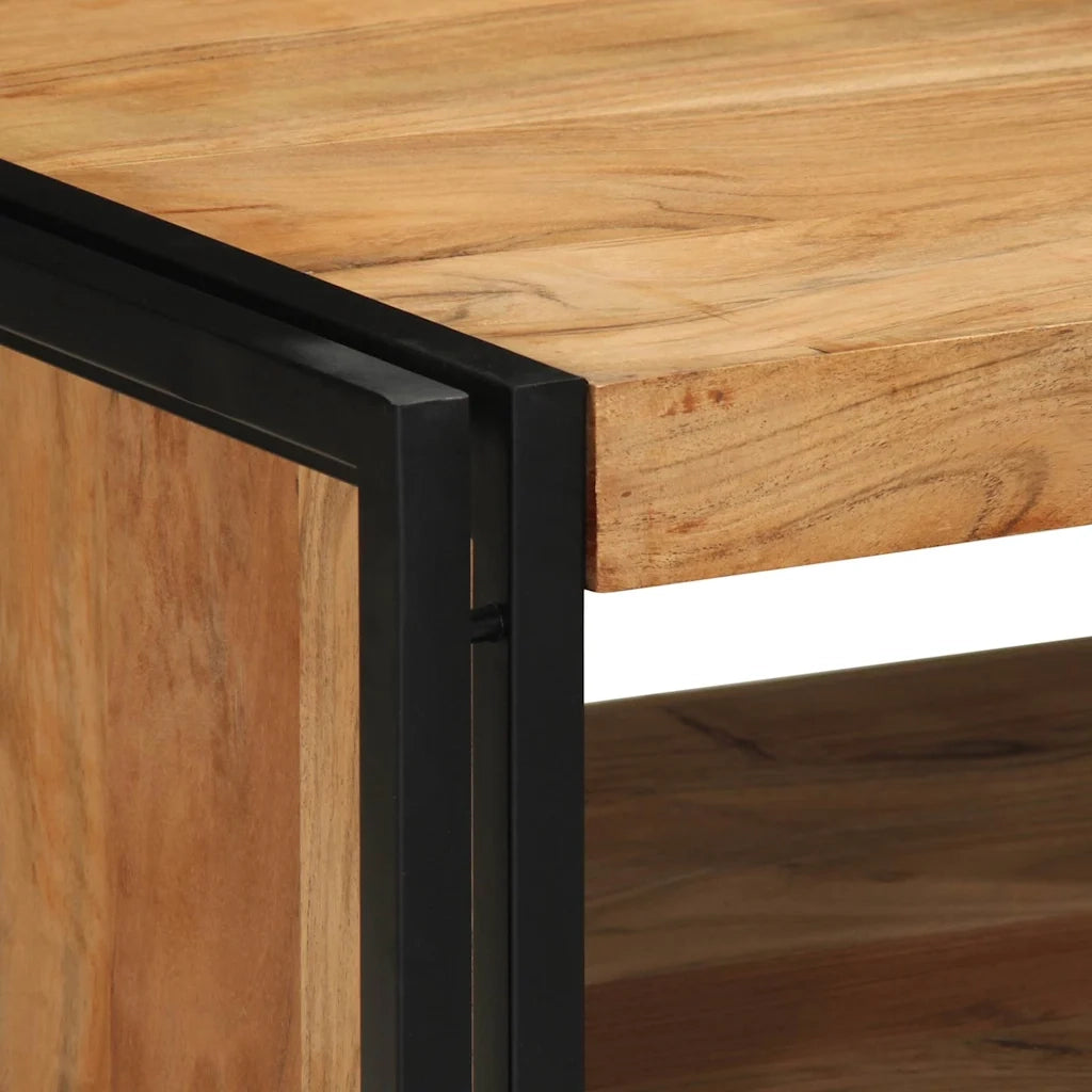 Tavolino da Salotto 70x50x38 cm Legno Massello di Acacia 4102710