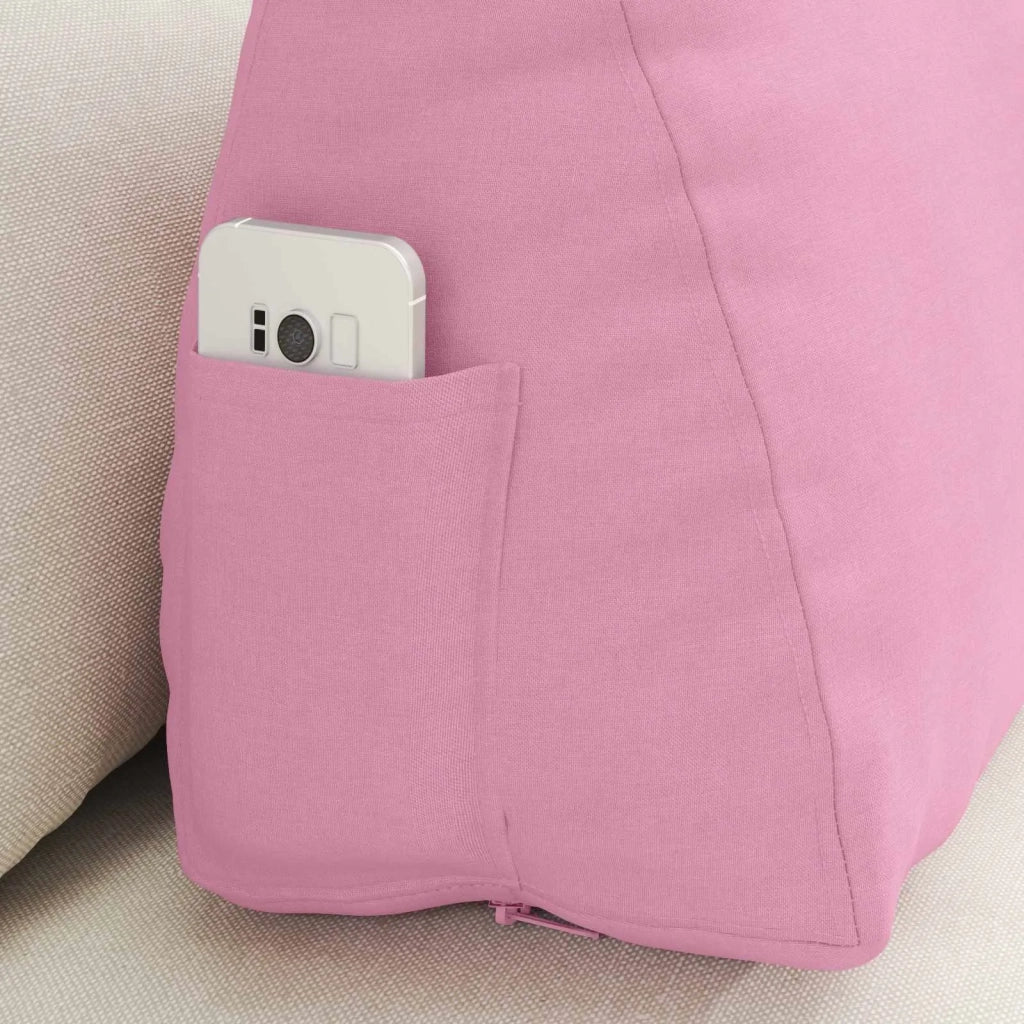 Cuscino per Schiena | Cuscino dorsale Rosa 60 x 20 x 50 cm Tessuto