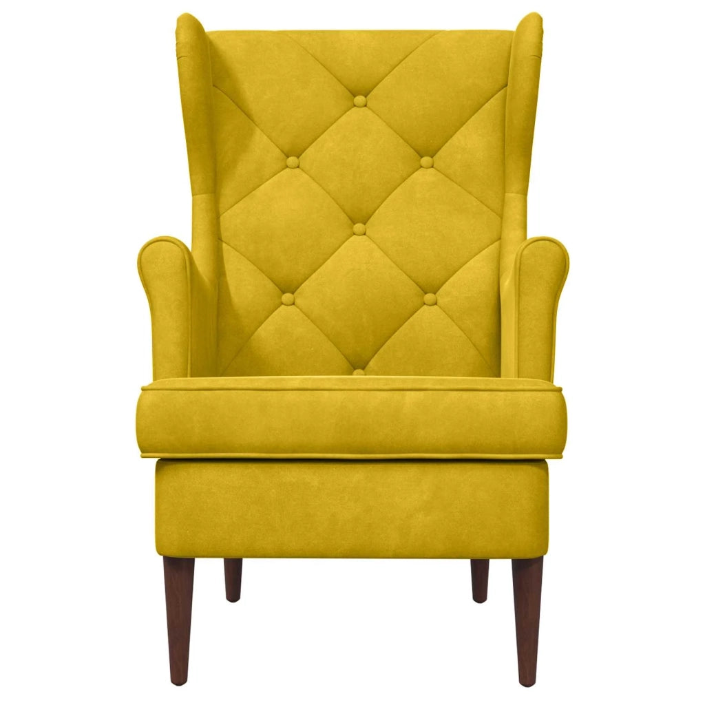 poltrona Giallo Velluto 42029913