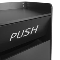 Contenitore Pattumiera Svuota Vassoi in Legno di Quercia Commerciale Capacità 100L