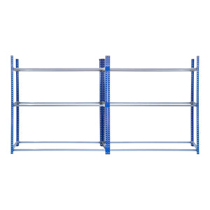 Scaffale Porta Pneumatici Portagomme 3 Ripiani Metallo Incastro Senza Bulloni x2