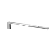 Portasalviette fisso a 1 braccio da muro in ottone e Cromall PI22 Gedy serie PIRENEI Cromato