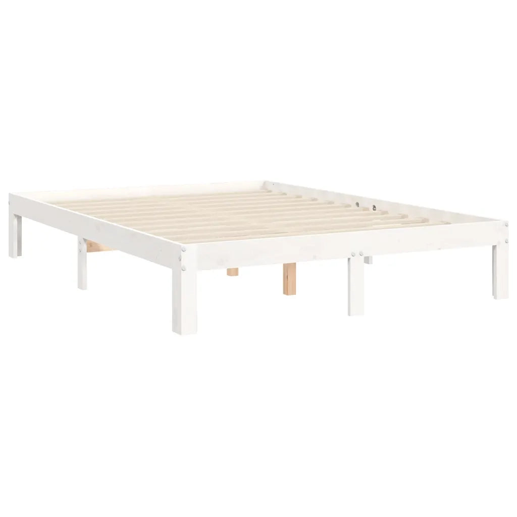 Giroletto con Testiera Bianco Small Double Legno Massello 3193632