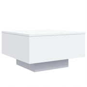 Tavolino da salotto | Tavolino da caff¨¨ | Tavolino da Soggiorno Bianco 55x55x31 cm in Legno Multistrato