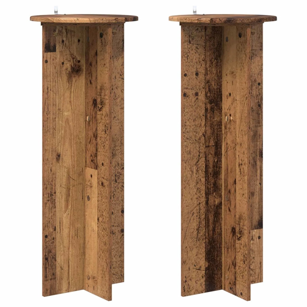 Supporto per piante 2 pcs Legno antico Ø40 x 100 cm 899697