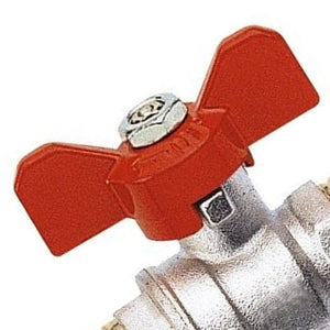 Valvola a sfera m.m. a farfalla