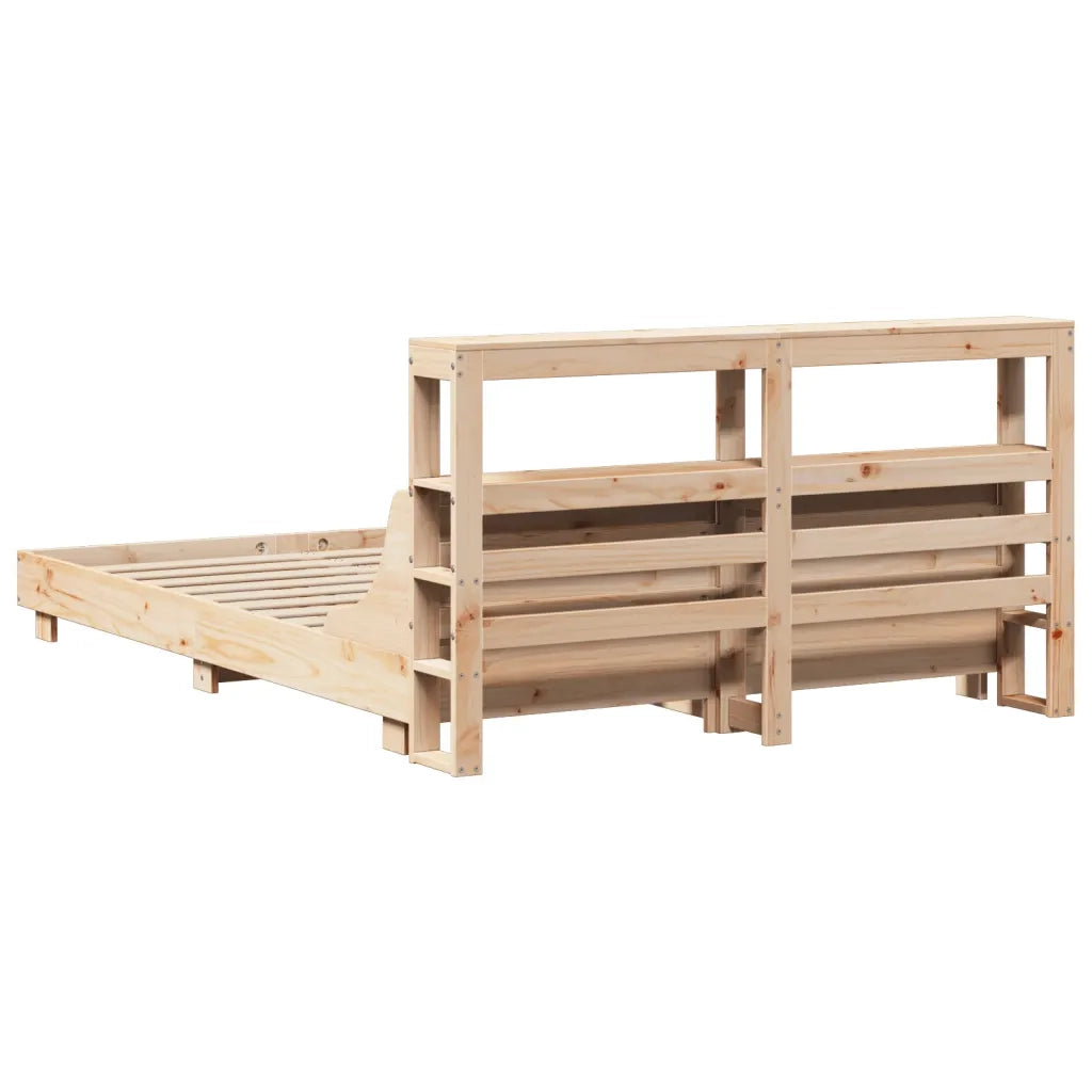 vidaXL Letto senza Materasso 120x190 cm in Legno Massello di Pino