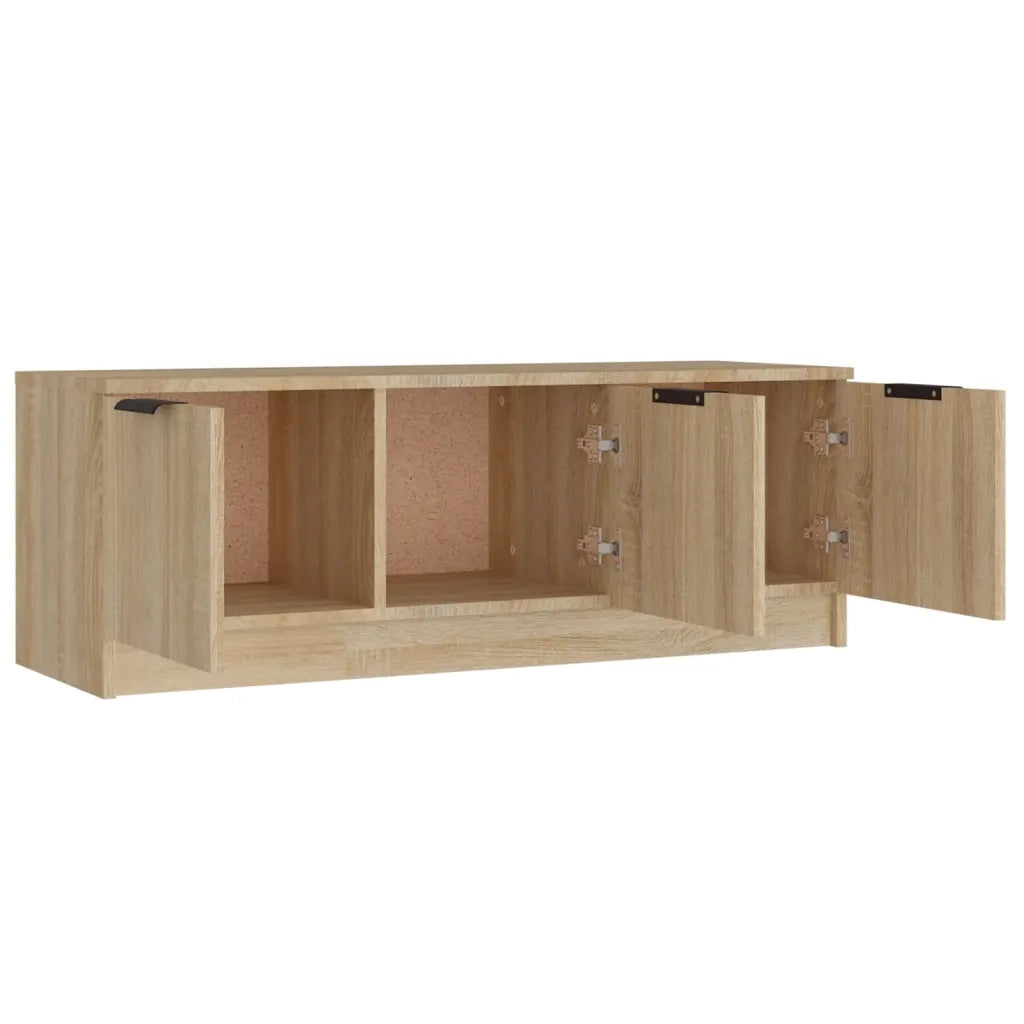 Mobile Porta TV Rovere Sonoma 102x35x36,5 cm Legno Multistrato 811361