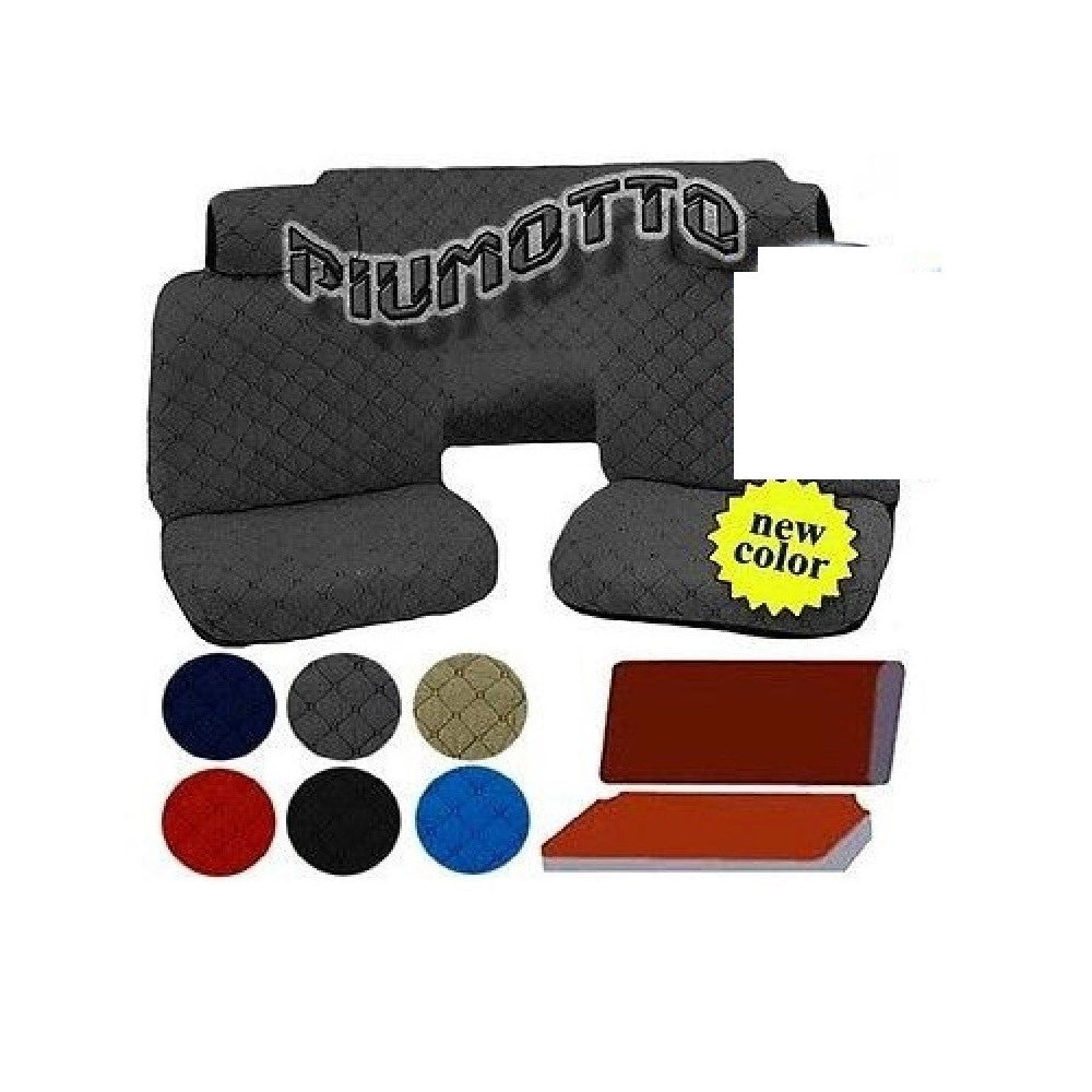 Trade Shop - Set Coprisedili Trapuntati Per Auto Fodere Universali 2 Posti Sedili Anteriori -