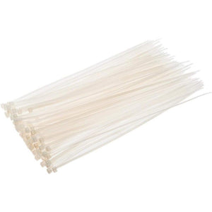 Topex 44e950 fascette per cavi 2 2,5 x 100 mm trasparente 100 ds