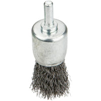 Topex 62h341 spazzola metallica a con perno, 24 mm