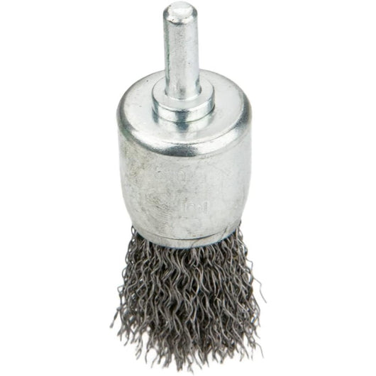 Topex 62h341 spazzola metallica a con perno, 24 mm