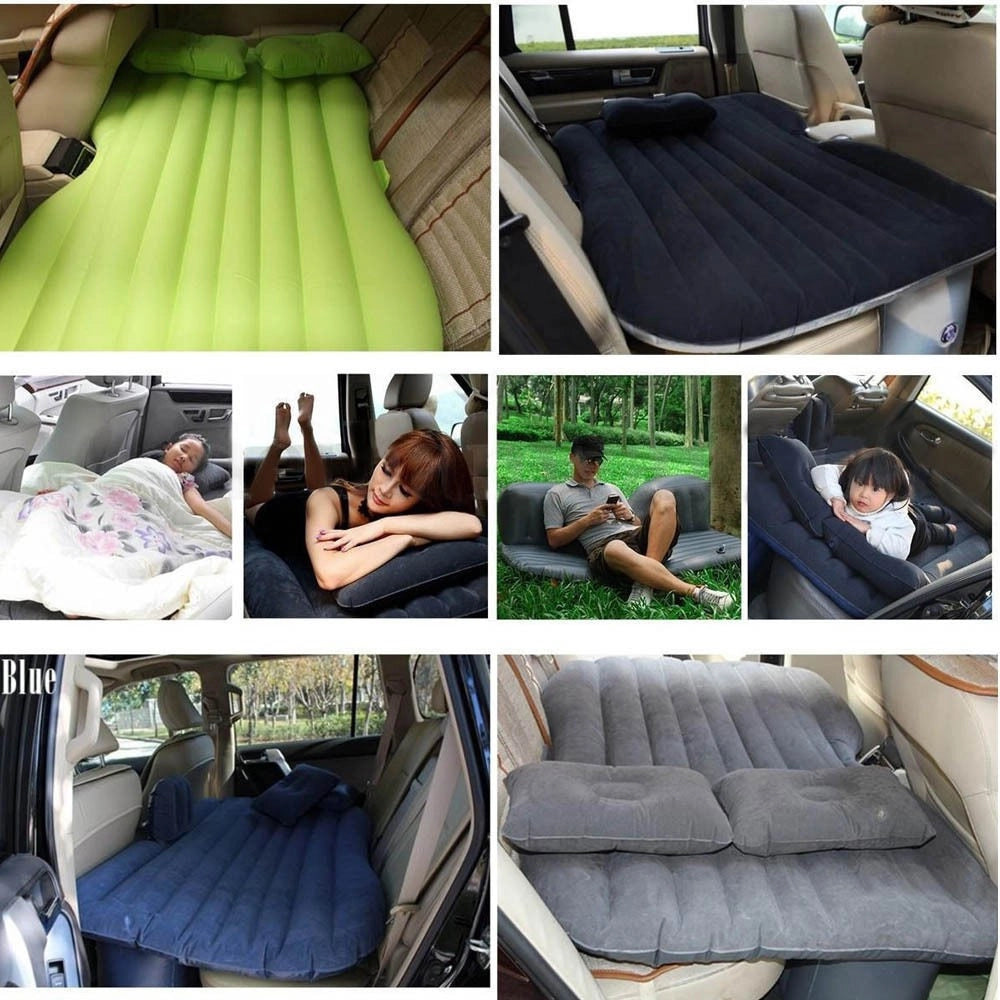 Trade Shop - Materasso Letto Gonfiabile Airbed Per Auto Sedile Posteriore Macchina Con Pompa -