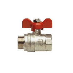 Valvola a sfera m.f. a farfalla