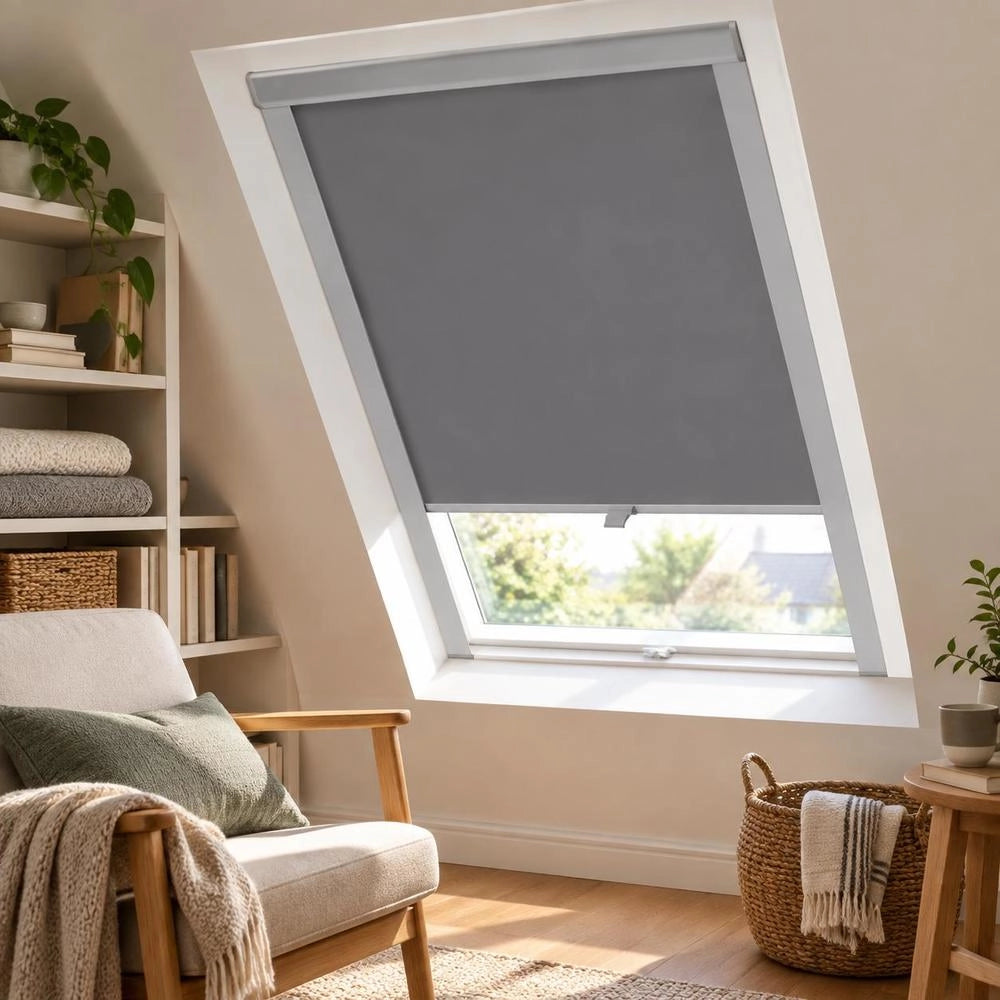 Blackout Roller Blind Grey CK02