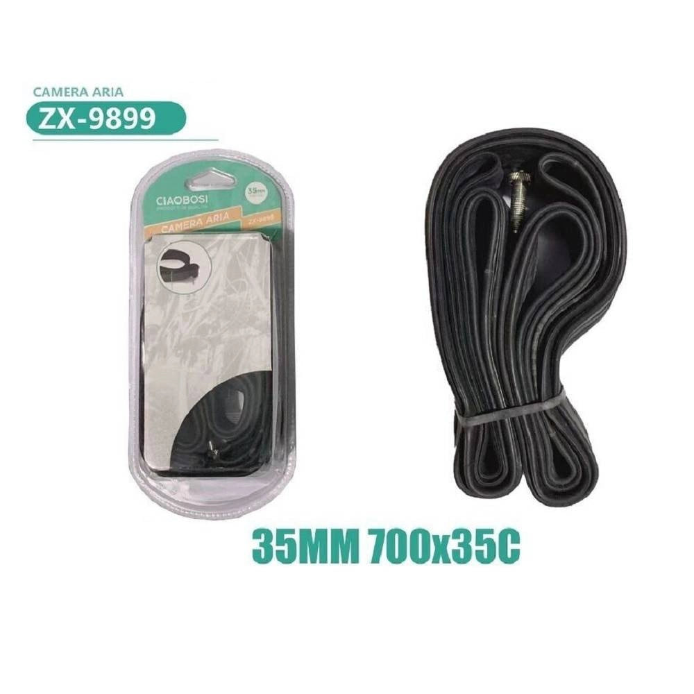Trade Shop - Camera D'aria Per Pneumatici Ruote Bici Bicicletta 35mm 700x35c Ricambio Zx-9899 -