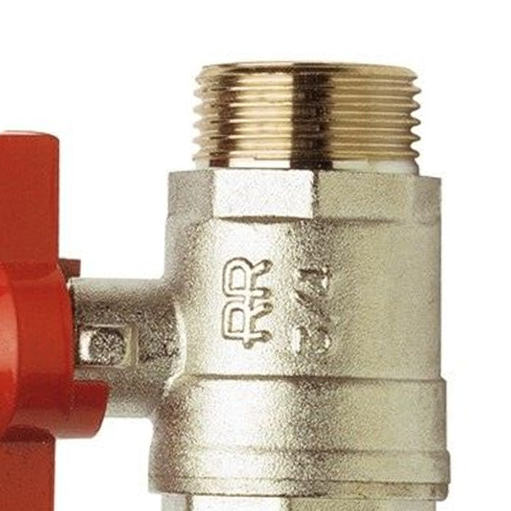 Valvola a sfera m.m. totale a farfalla