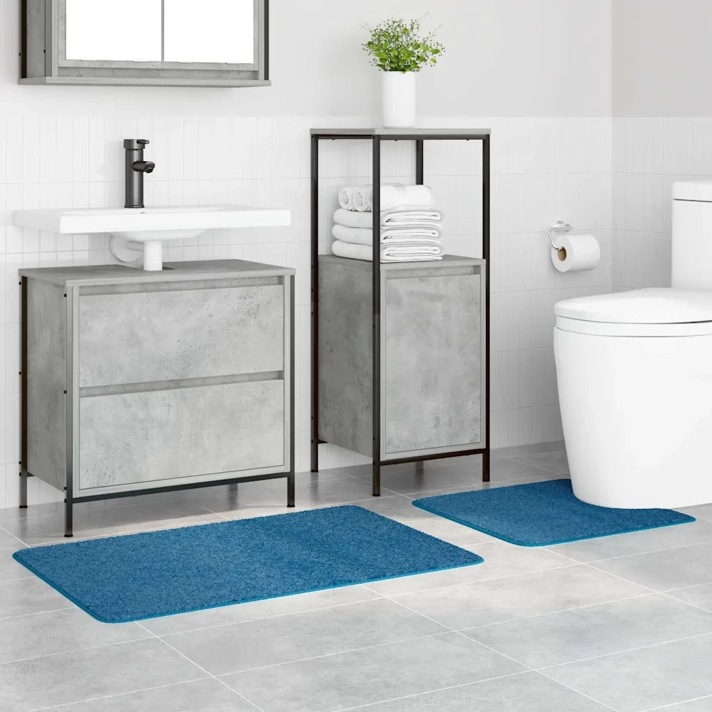 Set di tappetini antiscivolo per il bagno 2 pz Blu PP CFW3445837