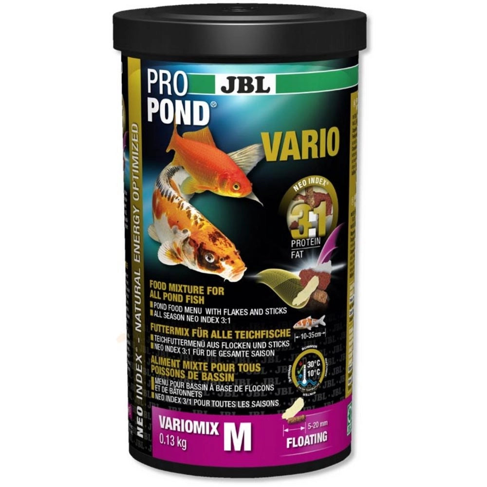 JBL ProPond Vario - Miscela di Mangimi per Laghetto Formato: 1000 ml