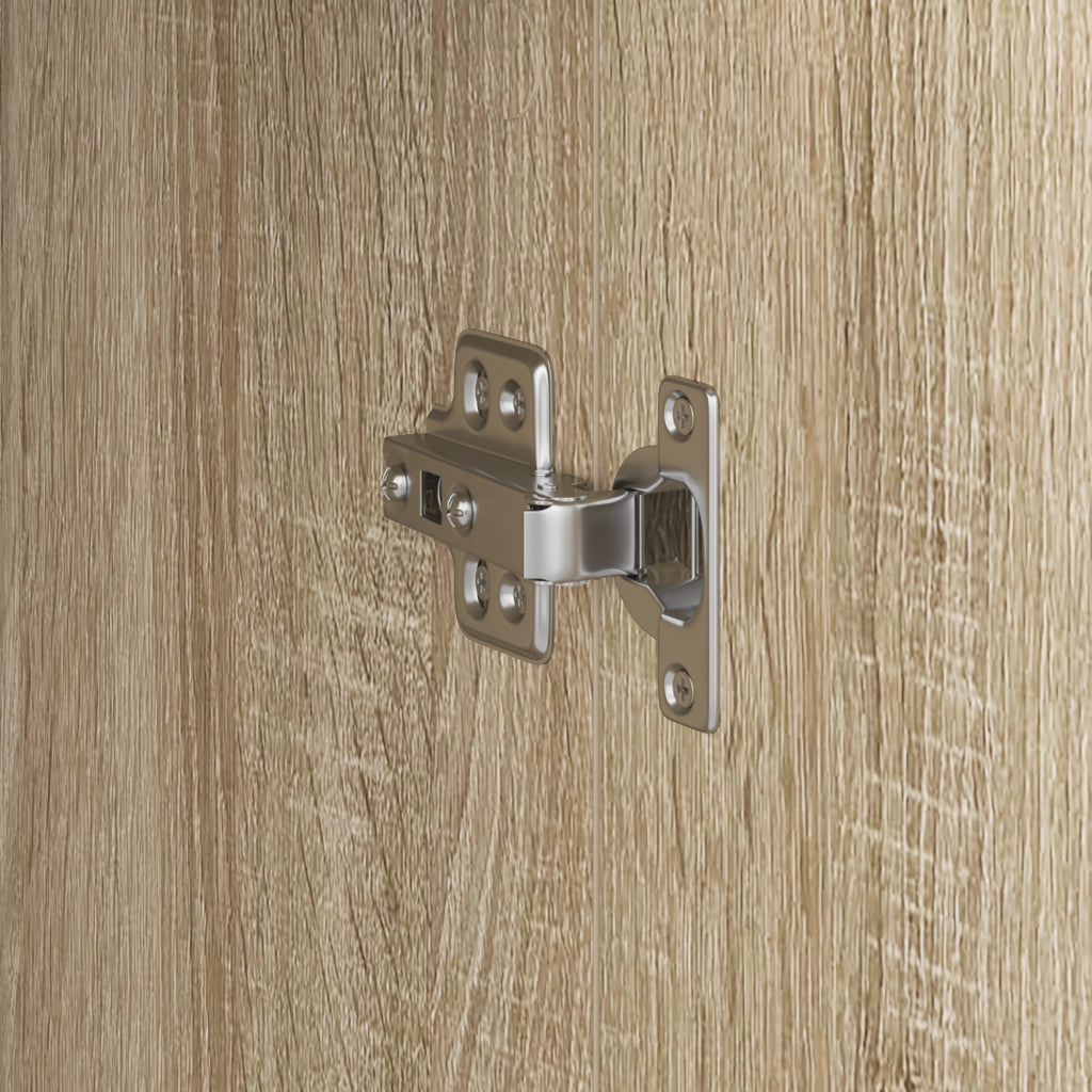 Buffet Cabinet rovere Sonoma Truciolare con finitura in rovere Sonoma