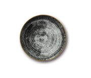 Set 6 Piatti Frutta da Tavola in Porcellana Napoli Black Round 21 cm