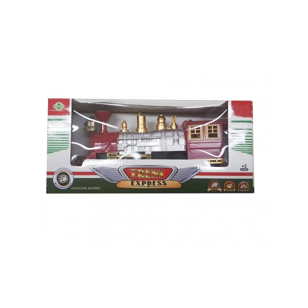 Trade Shop - Set Treno Express Funzione Mistero Con Luci Suoni Reali Gioco Trenino Bambini -