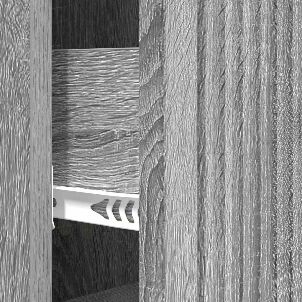 Mobile con Cassetti Grigio Sonoma 33 x 34,5 x 90 cm 893931