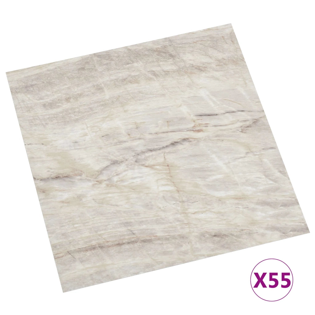 Tavole per Pavimenti 5,11 m2 55 pz PVC Marrone e Beige CFW5479663