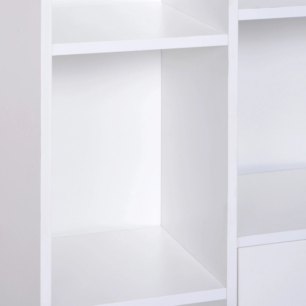 Libreria in Legno di Pino Bianco ¨C zephmum ¨C 80x24x123