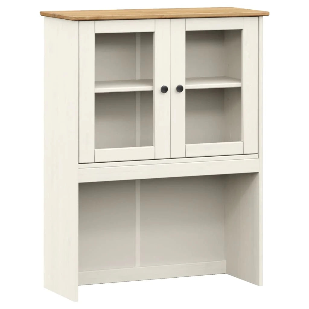 Buffet credenza cassettiera armadio mobile contenitore organizer cucina soggiorno salotto alto 78 x 40 x 175 cm legno massello di pino bianco 02_0035660