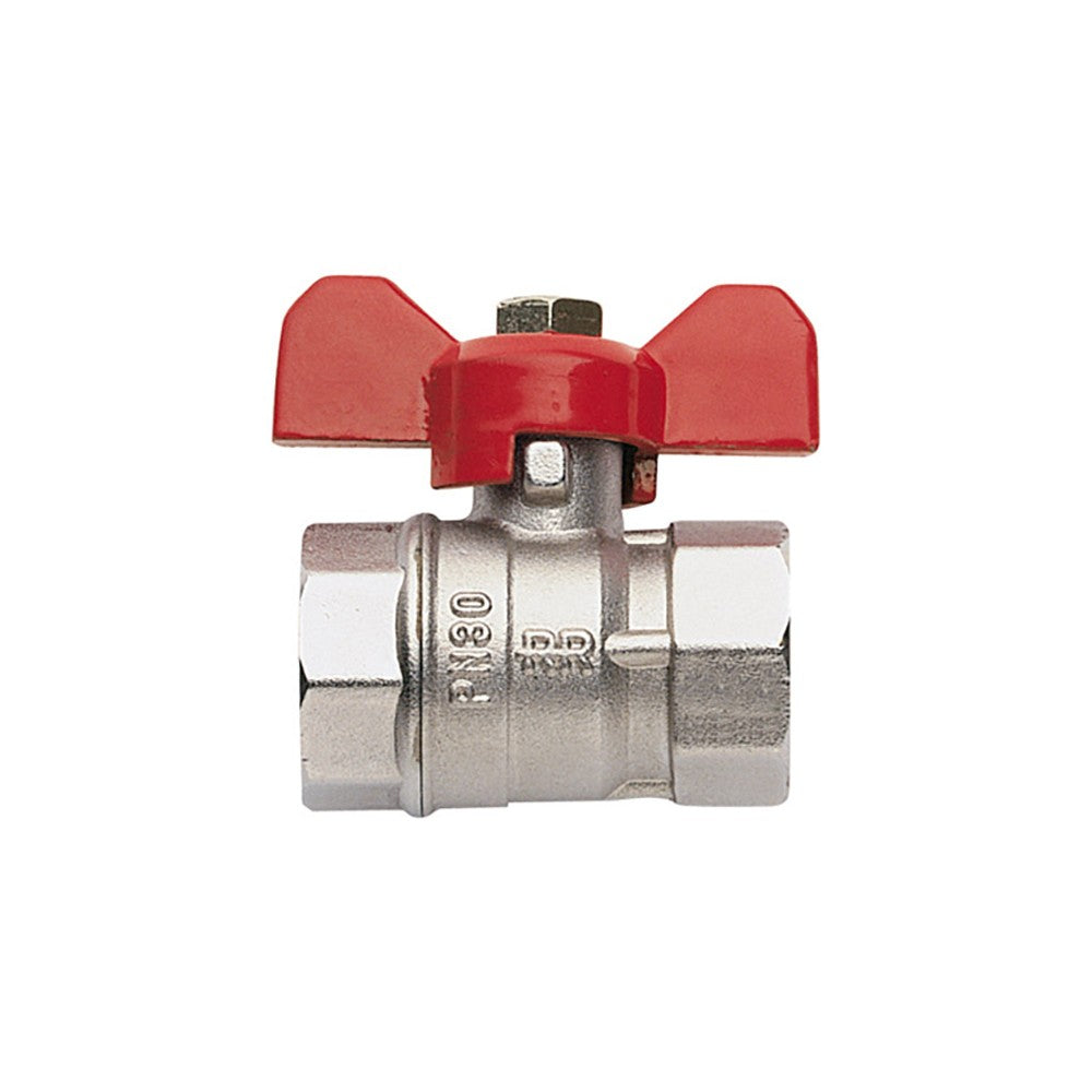 Valvola a sfera f.f. a farfalla