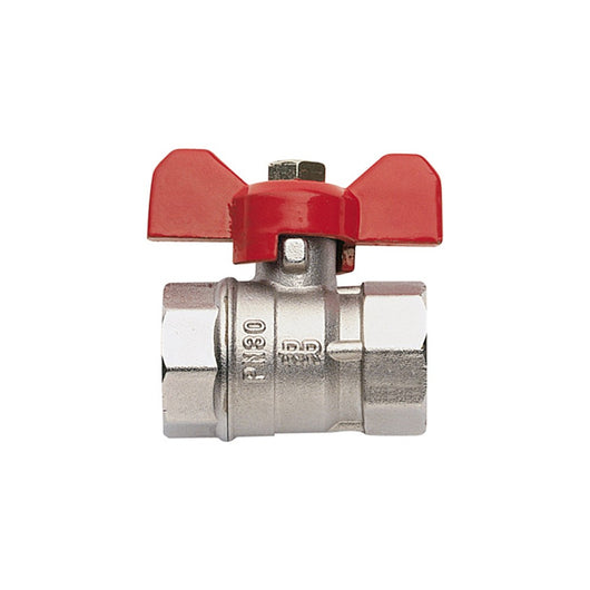 Valvola a sfera f.f. a farfalla