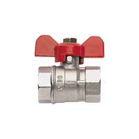 Valvola a sfera f.f. a farfalla