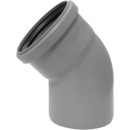 Bampi curva d. 40 mm 45  in poliropilene ad innesto