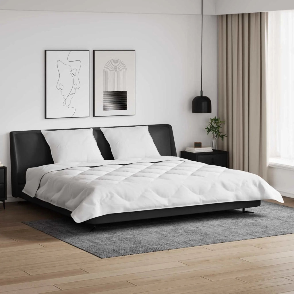 Duvet Invernale con cuscino 3 pcs Bianco Microfibra 3377859