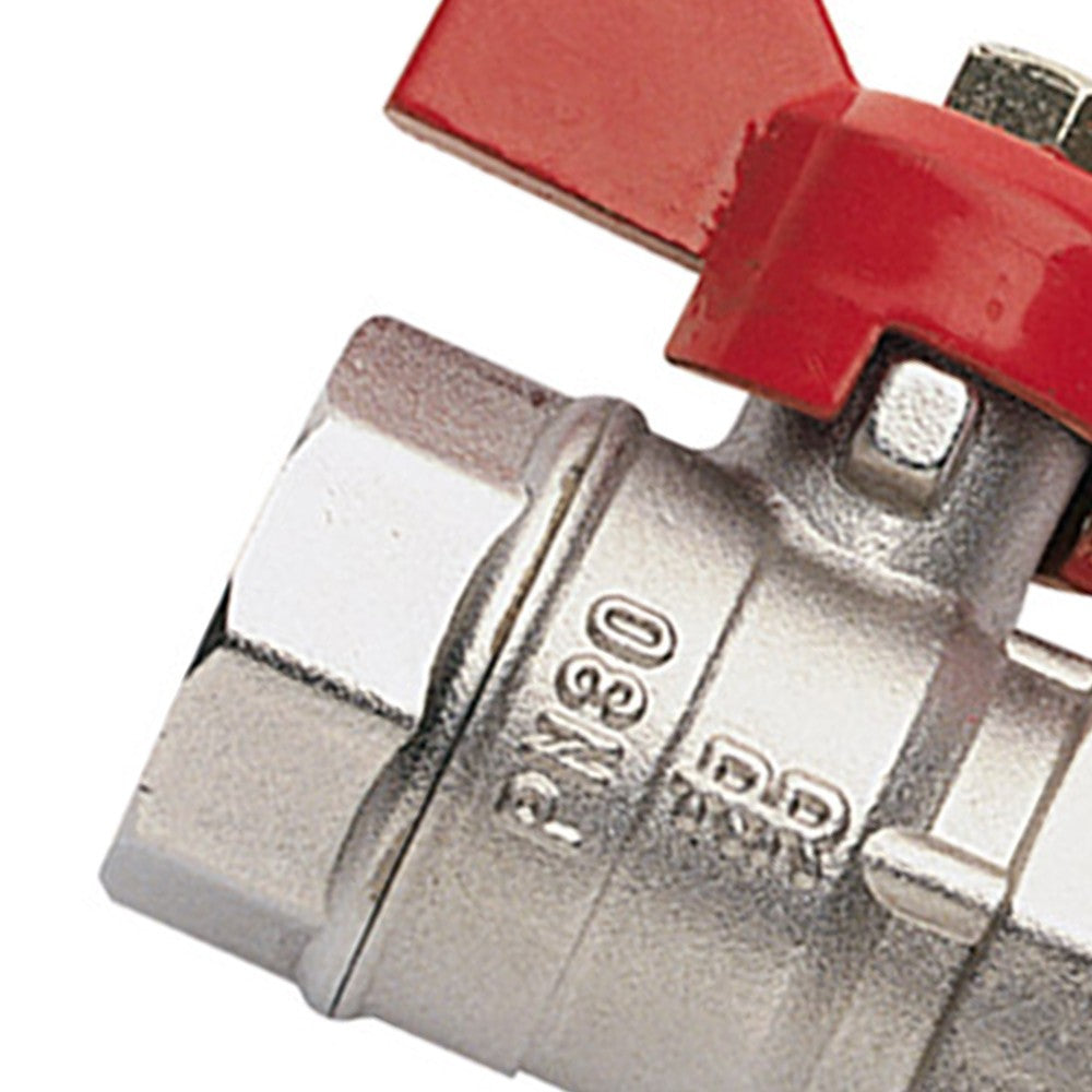 Valvola a sfera f.f. a farfalla