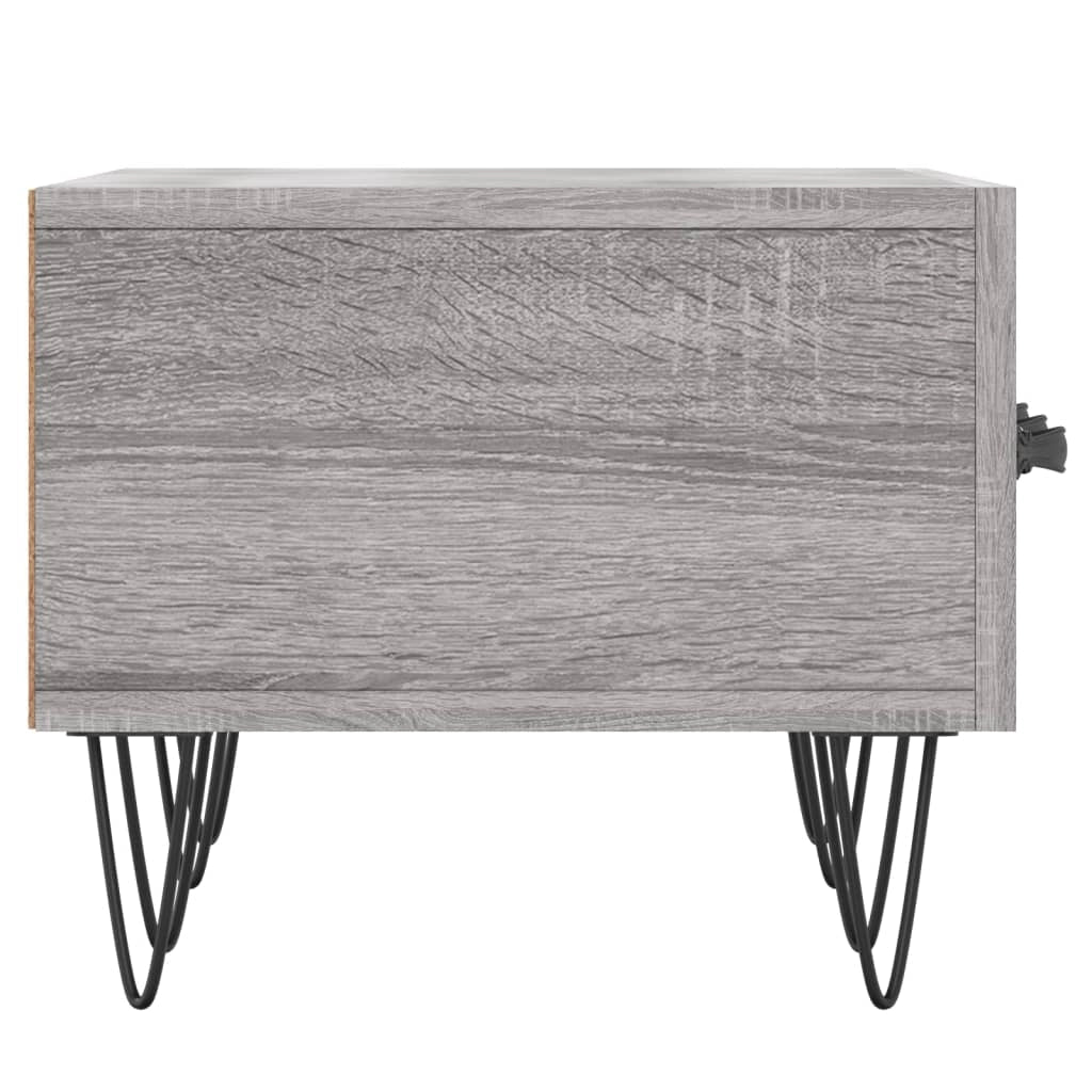 Mobile TV multimediale mensola TV credenza TV sala da pranzo soggiorno camera da letto Sonoma 150 x 36 x 30 cm legno ingegnerizzato grigio 02_0028414