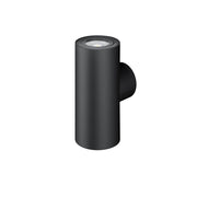 Applique LED ONE Dual 160mm Cilindrica a Doppia Emissione Luce GU10 Nero Opaco per Illuminazione Interni Moderna ed Elegante - Serie Wall Collection