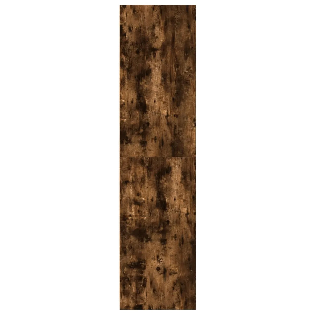 Armadio Rovere Fumo 100x50x200 cm in Legno Multistrato 3307805