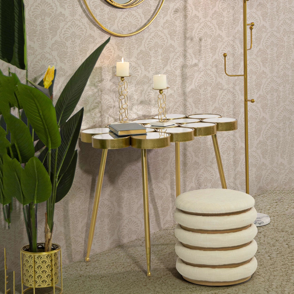 Raisa, Tavolino da Salotto Forma Rettangolare, 100x55x70h cm Bianco