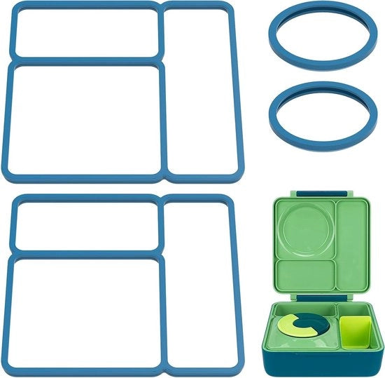 Afdichting Vervanging in Silicone - 4 Stuks - Navy Blue - Aprovvigionamento di Sicurezza Alimentare