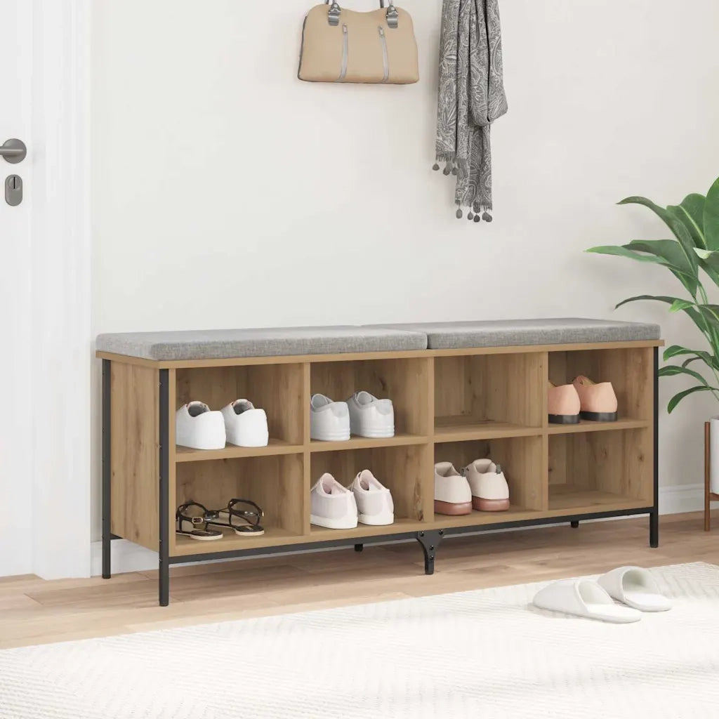 Mobile per scarpe Rovere artigianale 131 x 35 x 50 cm